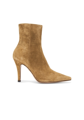 Lola Cruz Ankle Bootie in Beige. Size 38. Also in 40, 41.