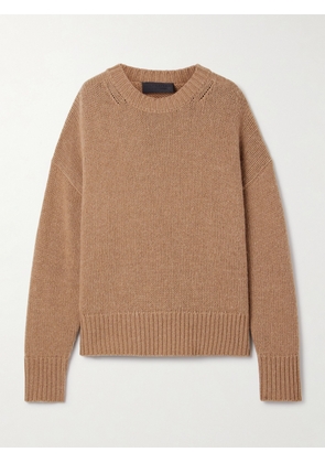 Nili Lotan - Donnika Merino Wool And Cashmere-blend Sweater - Brown - x small,small,medium,large,x large
