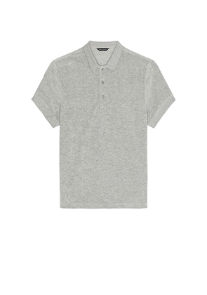 Monfrere Pierce Polo in Light Grey. Size M. Also in S.