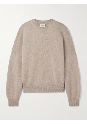 KHAITE - Margaux Oversized Cashmere Sweater - Neutrals - x small,small,medium,large,x large