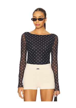 MAJORELLE Lena Top in Navy. Size M. Also in S, XS.