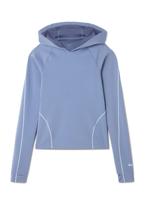 Nike - Universa Hooded Dri-fit Top - Blue - x small,small,medium,large,x large,xx large