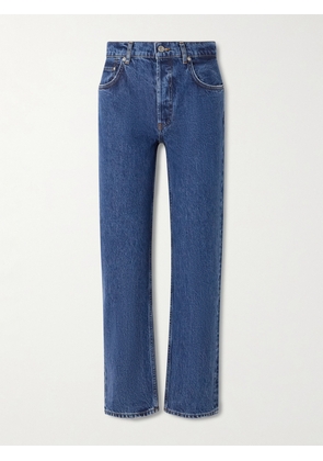 Anine Bing - Kate Mid-rise Slim-leg Jeans - Blue - 24,25,26,27,28,29,30,31,32