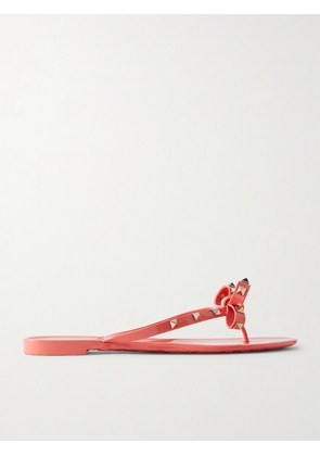 Valentino Garavani - The Rockstud Rubber Flip Flops - Orange - IT35,IT36,IT37,IT38,IT39,IT40,IT41,IT42