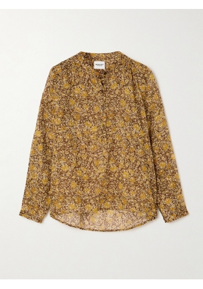 Marant Étoile - Maria Floral-print Organic Cotton-voile Blouse - Green - FR 34,FR 36,FR 38,FR 40,FR 42,FR 44