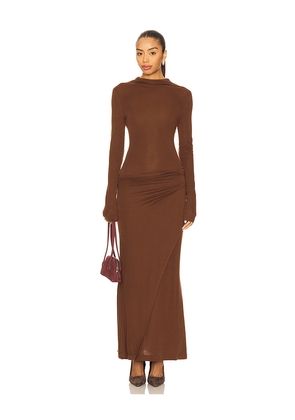 LAMARQUE Apolleni Dress in Brown. Size M. Also in S.