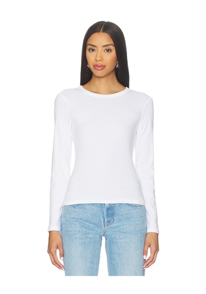 LESET Nando Slim Fit Long Sleeve in White. Size M. Also in L, S, XL, XS.