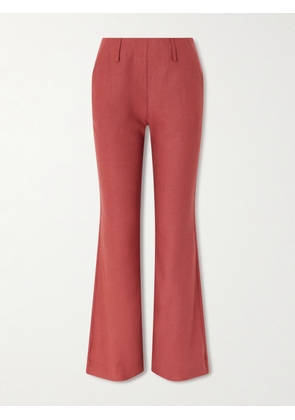 ALIX OF BOHEMIA - Charlie Silk Flared Pants - US0,US2,US4,US6,US8,US10,US12