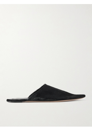 CHRISTEN - Elipse Calf Hair Mules - Black - IT35,IT36,IT37,IT38,IT39,IT40,IT41