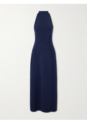 Cult Gaia - Keller Stretch-knit Turtleneck Midi Dress - Blue - xx small,x small,small,medium,large