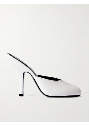 JUDE - Date Cutout Leather Mules - White - IT35,IT36,IT36.5,IT37,IT37.5,IT38,IT38.5,IT39,IT39.5,IT40,IT40.5,IT41,IT41.5,IT42