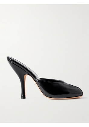 JUDE - Date Cutout Leather Mules - Black - IT35,IT36,IT36.5,IT37,IT37.5,IT38,IT38.5,IT39,IT39.5,IT40,IT40.5,IT41,IT41.5,IT42