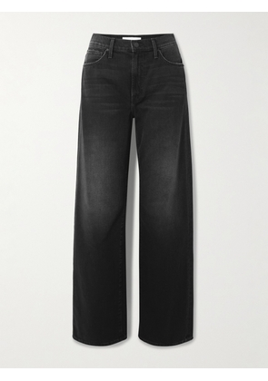 Mother - The Dodger Sneak Mid-rise Wide-leg Jeans - Black - 23,24,25,26,27,28,29,30,31,32