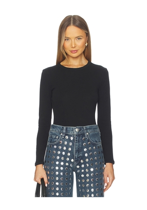 LESET Nando Slim Fit Long Sleeve in Black. Size M. Also in L, S, XL, XS.