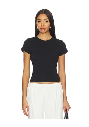 LESET Nando Slim Fit Tee in Black. Size M. Also in S, XS.