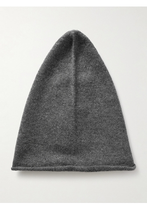 The Elder Statesman - Stacked Cashmere Beanie - Gray - One size