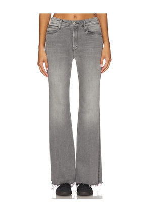 MOTHER The Doozy Sneak Fray Jeans in Grey. Size 27. Also in 30, 34.