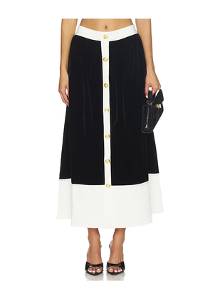 Maude Club Mallory Skirt in Black,White. Size M. Also in S, XS.