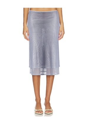 Miaou Maria Skirt in Blue. Size M. Also in S, XL, XS.