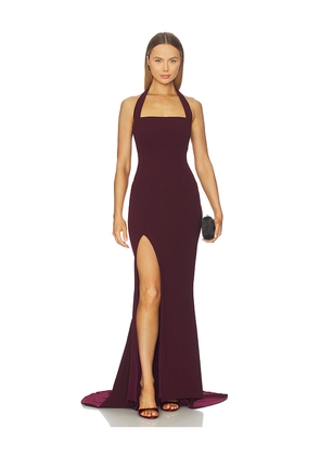 Nookie Boulevard Gown in Wine. Size M. Also in L, S, XS.