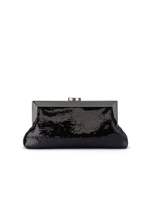 olga berg Zephyr Clutch in Black.