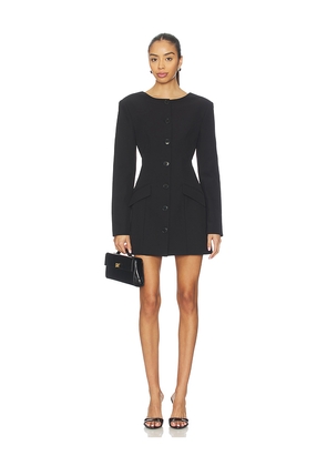 NBD x Christina Elezaj Amina Blazer Mini Dress in Black. Size L. Also in M, S, XL, XS, XXS.