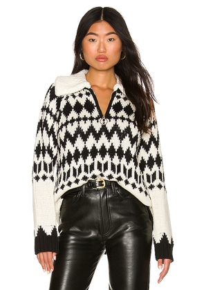 Show Me Your Mumu Sun Valley Pullover in White. Size L. Also in M, S, XL, XS.