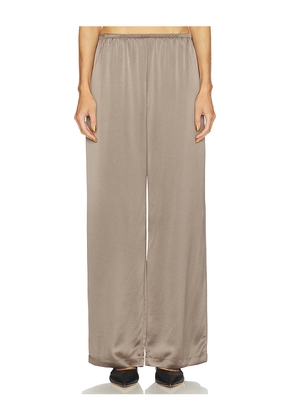 LESET Barb Wide Leg Pant in Taupe. Size M. Also in S, XS.