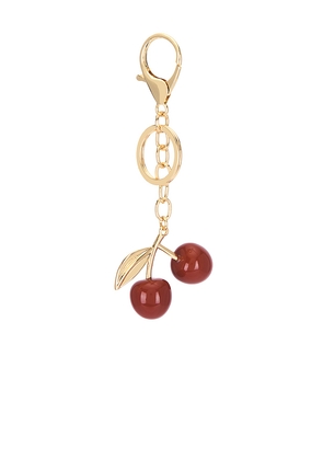 Lovers and Friends x Christina Elezaj Cherie Bag Chain in Metallic Gold.