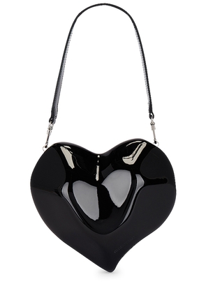 SIMONMILLER Molded Heart Bag in Black.
