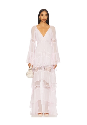 LoveShackFancy Devina Dress in Lavender. Size L. Also in M, S, XL, XXS.