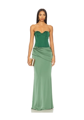 NBD Amit Gown in Green. Size L. Also in M, S, XL, XS, XXS.