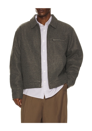Obey Lenox Zip Jacket in Grey. Size L. Also in M, S, XL/1X.