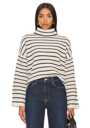 Sanctuary Stay Cozy Sweater in Black,White. Size XL. Also in XS.