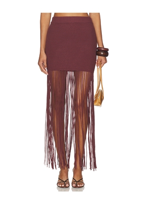 OSIS STUDIO Libby Skirt in Mauve. Size L. Also in M, S, XS.