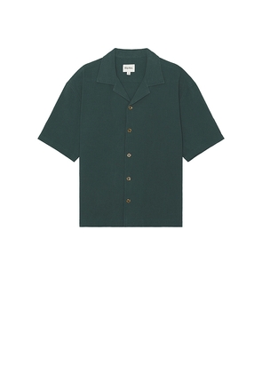 Rhythm Relaxed Texture Shirt in Green. Size L. Also in M, S.