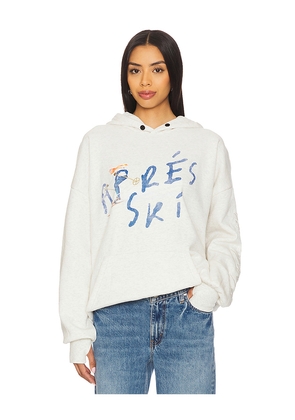 The Laundry Room Apres Ski Savoie France Hoodie in White. Size S. Also in XL, XS.