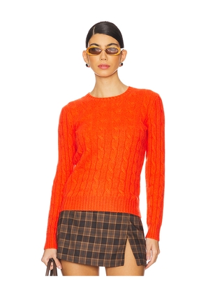 Polo Ralph Lauren Cashmere Pullover in Orange. Size XXS. Also in S.