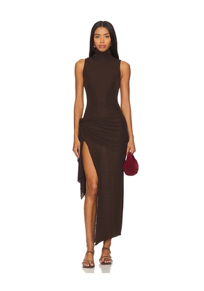 Ronny Kobo Crystal Dress in Brown. Size XL. Also in L, M, XS.