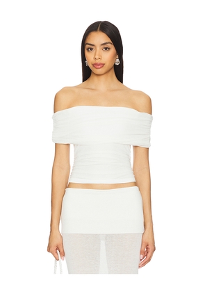 Runaway The Label Harlem Top in White. Size L. Also in XL, XS.
