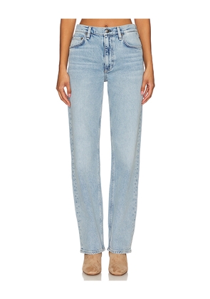 Rag & Bone Harlow Straight Jeans in Denim-Light. Size 24. Also in 25, 29.