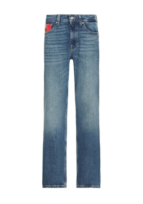 Tommy Jeans Ryan Slim Straight Jeans in Blue. Size 33. Also in 34.