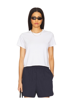 perfectwhitetee Springsteen Baby Tee in White. Size S. Also in XL, XS.