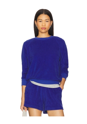 perfectwhitetee Saylor Sweatshirt in Blue. Size XS. Also in S.