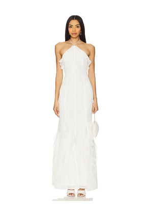 Runaway The Label Azlyn Maxi Dress in Ivory. Size S. Also in XS.