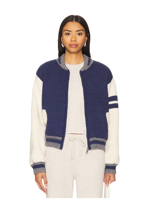 Steve Madden Fernando Jacket in Navy,Beige. Size XL. Also in XS.