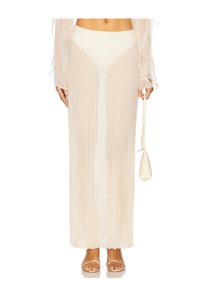 Shani Shemer Thora Maxi Skirt in Cream. Size M. Also in S.