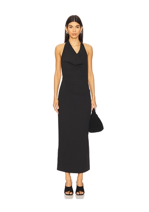 St. Agni Structural Tie Dress in Black. Size M. Also in S.