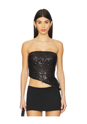 superdown Patrize Asymmetrical Top in Black. Size M. Also in S.