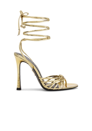 retrofete Lucio Heel in Metallic Gold. Size 38. Also in 39.